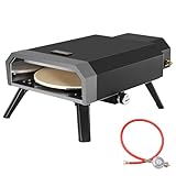 Royal Gourmet Pizzaofen Kompakt Gas-Pizzagrill inkl. Pizzastein 4 kW Gasofen mit...