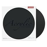 THAKKER Acrylic Mat Satin Black - Plattentellerauflage aus satiniertem Acrylglas...