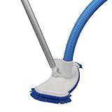 HAF® Pool Bodensauger Deluxe mit seitlichen & unteren Bürsten | Bodenbürste...