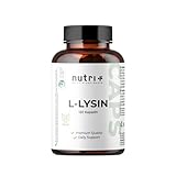 Nutri + L-Lysin Kapseln hochdosiert + vegan - 2200mg pro Tagesdosis -...