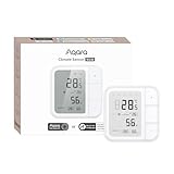 Aqara Thread/Zigbee Raumthermostat W100, Temperatur & Luftfeuchtigkeit...