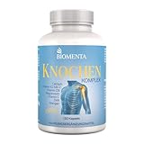 BIOMENTA Knochen Komplex – 120 vegane, hochdosierte Knochen Kapseln mit...