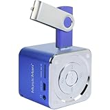 Technaxx Mini Musicman 3 W Blau - Tragbarer Lautsprecher (1-Weg, 3 W, 150-18000...