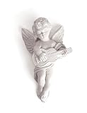 1 Gips Christbaumengel Gitarre -