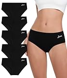 Bobelle Unterhosen Damen 5er Pack, Baumwolle Atmungsaktiv Unterwäsche Bequeme...