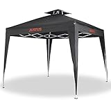 JUSTUS Grillpavillon, faltbare Outdoor Überdachung für den Garten, einfacher...