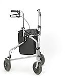 Days Rollator mit Drei Rädern und Bremse, Grau