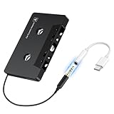 Kitgody Kassettenadapter für Autoradio mit Type-C zu 3,5-mm AUX Adapter,...