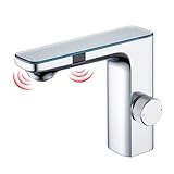 CREA Infrarot Sensor Wasserhahn Bad, Automatisch Sensor Mischbatterie Bad,...