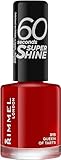 Rimmel London 60 Sekunden Super Shine Nagellack, Rot, 8ml