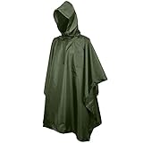 Sensong Regenponcho Wasserdicht Regencape mit Kapuze Multifunktionales...