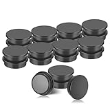 20 Stück Magnete für Magnettafel, 30 x 8mm Stark Whiteboard Magnete, Schwarz Kühlschrankmagnete, Rund für Pinnwand, Tafelmagnete, Kühlschrank