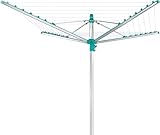 Leifheit Wäschespinne Linomatic 400 Easy, Leineneinzug für saubere Wäsche,...