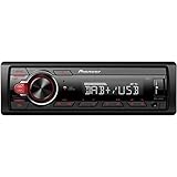 Pioneer MVH-130DAB, 1DIN Autoradio mit RDS und DAB+, USB, AUX-Eingang, geringe...