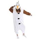 SIYUE Onesie Kostüm Pyjama Schneemann Jumpsuit Tier Kostuem Damen Herren...