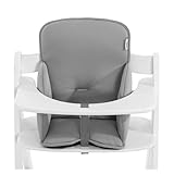 hauck Alpha Cosy, Stretch Grey - Hochstuhl Sitzverkleinerer Kissen für Babys ab...