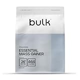 Bulk Essential Mass Gainer, Proteinshake zur Gewichtszunahme, Schokolade, 1 kg,...