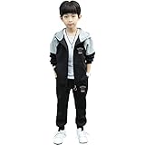 Amur Leopard Jogginganzug Jungen Kinder Trainingsanzug Casual Sportanzug 2tlg...