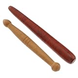 2 Stücke Triggerpunkt Massagegerät, Massage Holz, Massagestab Massagestäbchen...