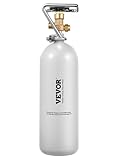 VEVOR CO2-Tank (2 kg) CO2 Flasche aus legiertem Stahl, CO2-Lufttank mit Grauer...