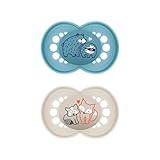 MAM Original Schnuller im 2er-Set, zahnfreundlicher Baby Schnuller aus...