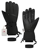 Gucass Winterhandschuhe, 3M Thinsulate Wasserdicht Warme Fahrradhandschuhe...
