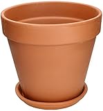 KOTARBAU® Blumentopf Übertopf aus Terrakotta ⌀ 27 cm für Innenräume und...