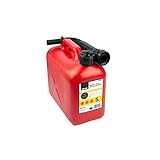 Benzinkanister - 5 Liter - aus Polyethylen - Kraftstoffkanister für Treibstoff...