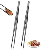 2 Stück 30cmküchenpinzette mit Aufhängung,Professionelle Kochpinzette...