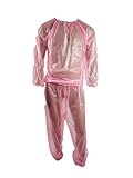 Haian PVC-Jogginganzug/Saunaanzug (Größe XXL, durchsichtiges Rosa)