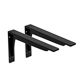 2x Schwerlast Regalhalter in 10 Größen und 2 Farben auswählbar bis zu 200kg...