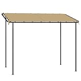 Eslohnt 3 x 1,8 m Terrassenpavillon Überdachung,Pergola mit Rahmen aus...