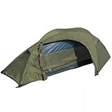 Mil-Tec Einmannzelt Recom (150x250cm) • Tunnelzelt für 1 Person •...