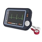 CheckMe EKG Gerät für Zuhause, 30s/60s/5min Bluetooth EKG Monitor mit...