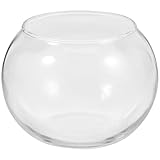 Angoily Glasvase Rund 2 Stück kugelförmige Deko-Vase in klassischem Stil aus...