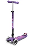 Micro Kickboard Maxi Deluxe Scooter, faltbar, LED, 3 Räder, Lean-to-Steer,...