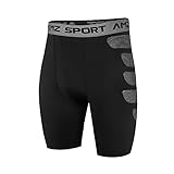 AMZSPORT Herren Kompressionsshorts Sport Shorts Kurze Hose Schnell Trocknend...