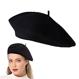 Barett, Baskenmütze Aus Wolle,Militär-Barett Für Herren Und Damen,Retro Beret...