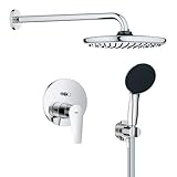 GROHE StartEdge 250, Unterputz Duschsystem (25cm Regendusche mit Mischbatterie,...