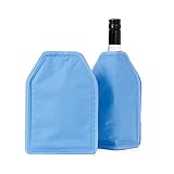 2 Pack Aktiv Weinkühler mit Gel, Kühlmanschetten für Flaschen - Lang...