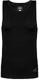 Herren Merino Unterhemd Trägerhemd Funktionsshirt 100% Merinowolle Tanktop 200...