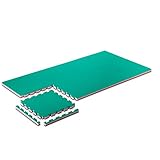PROGAME Tatami Matte 4 cm Kit 8 Stück PERFORMANCE-HOME Grün/Rot 50x50 cm....
