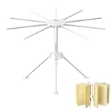 Elsrantor Nudeltrockner Nudelständer, Nudel Trockenständer mit 10 Ausziehbare...