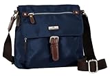 TOM TAILOR Rina Damen Überschlagtasche Umhängetasche Klein Blau
