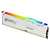 Kingston FURY Beast Weiß RGB XMP 16GB 5600MT/s DDR5 CL40 DIMM Desktop Gaming...