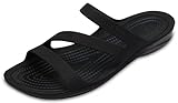 Crocs Damen Swiftwater W Sandalen, Schwarz, 39/40 EU