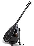 Black Baglama Turkish Short Neck Saz mit Tonabnehmer, handgefertigtes...