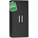 Ondis24 Kunststoffschrank Hero Haushaltschrank Mehrzweckschrank XXL, 88 x 54 x...