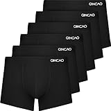 QINCAO Boxershorts Herren 6er Pack Ohne Kratzenden Zettel Männer Unterhosen...