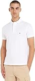Tommy Hilfiger Herren Poloshirt Kurzarm 1985 Slim Fit, Weiß (White), M